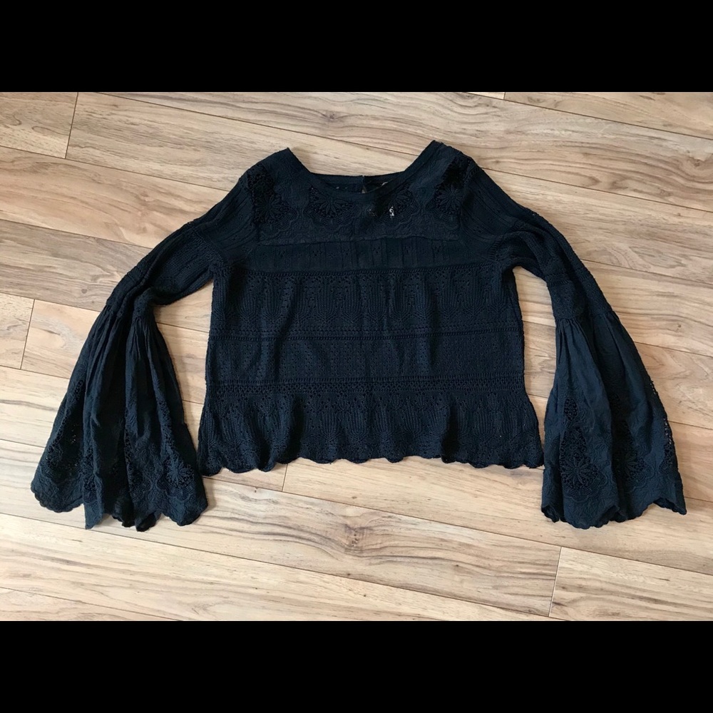 Free People Once Upon a Time Crochet Top